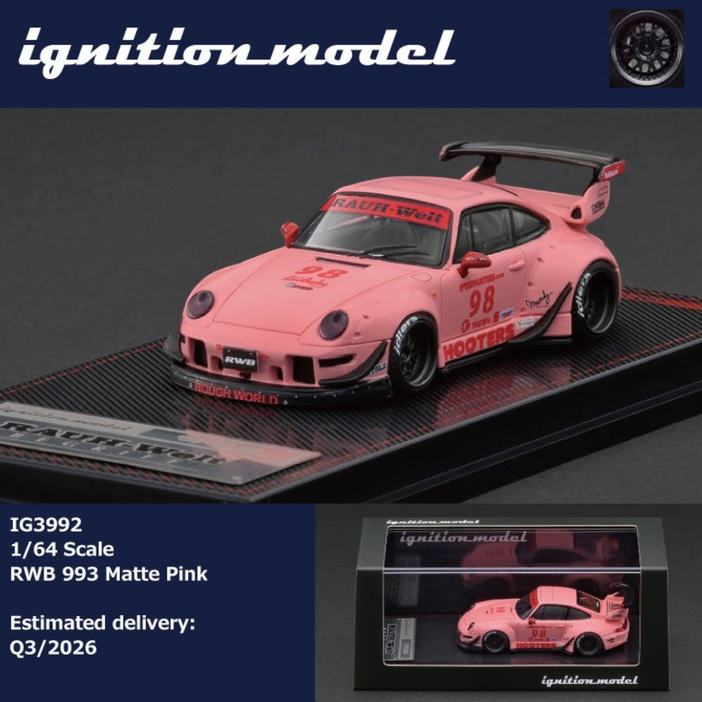 Ignition - Pre-Order - RWB 993 Matte Pink - IG3992
