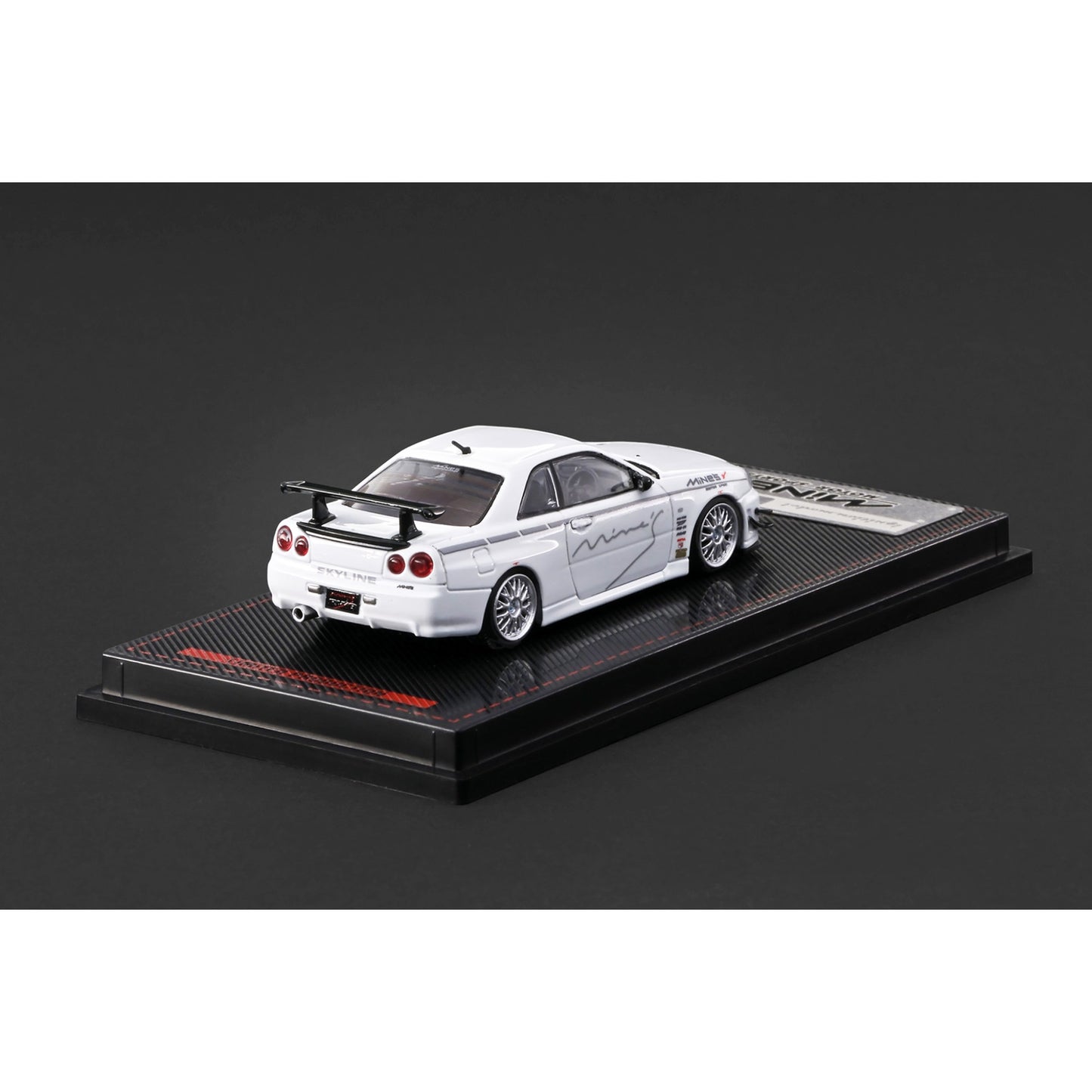 Ignition - Pre-Order - Nissan Skyline GT-R Mine's (R34) White - IG4092