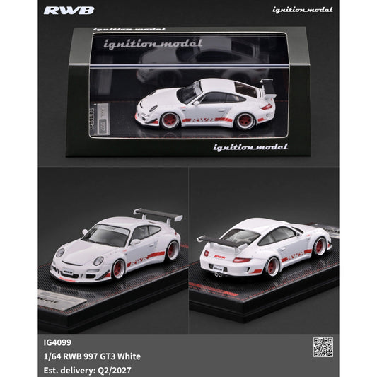 Ignition - Pre-Order - RWB 997 GT3 White - IG4099