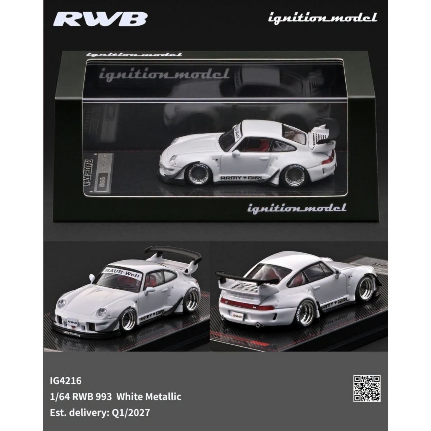 Ignition - Pre-Order - RWB 993 White Metallic - IG4216