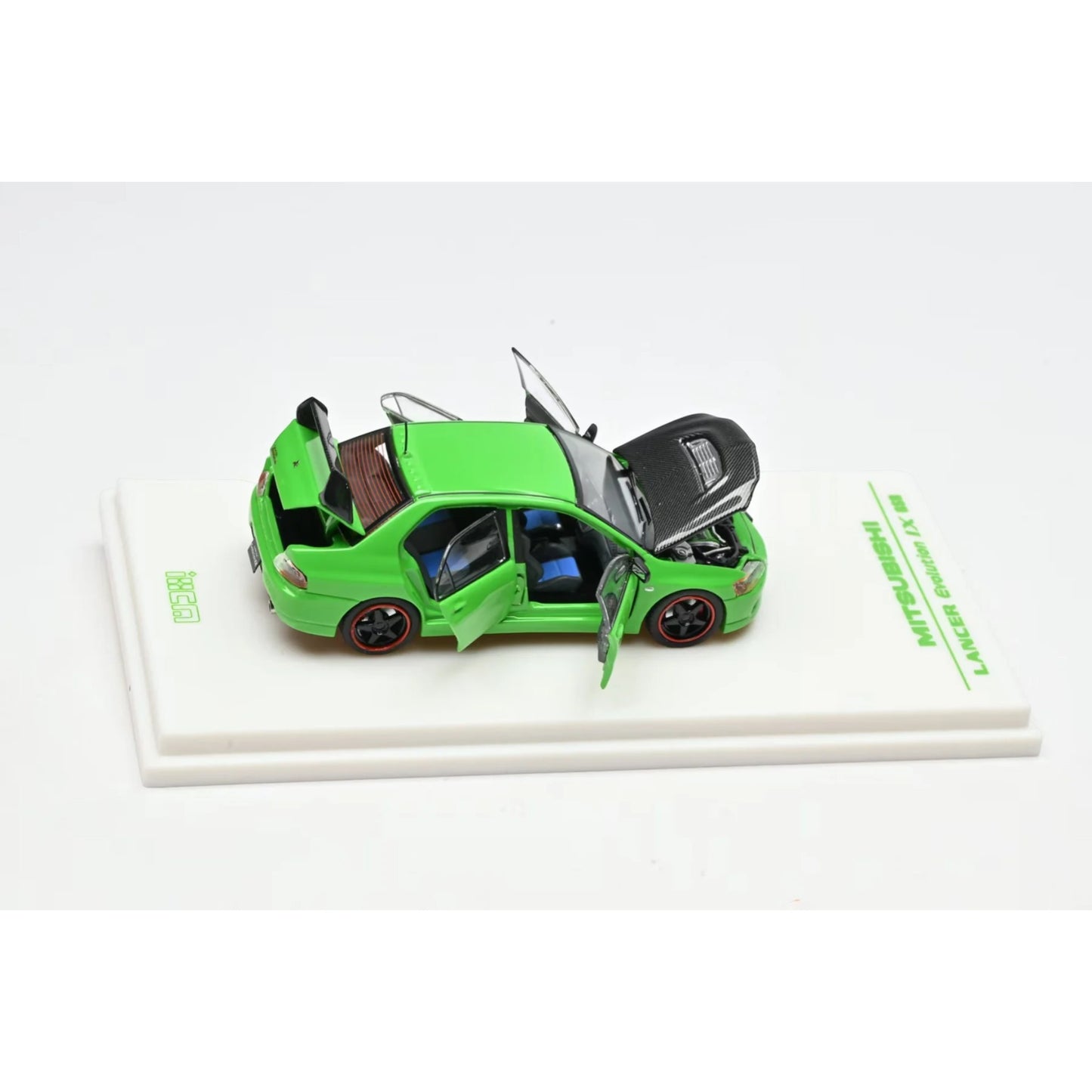 iHCM64 - Misubishi Lancer Evolution IX GSR, Green with Carbon Hood