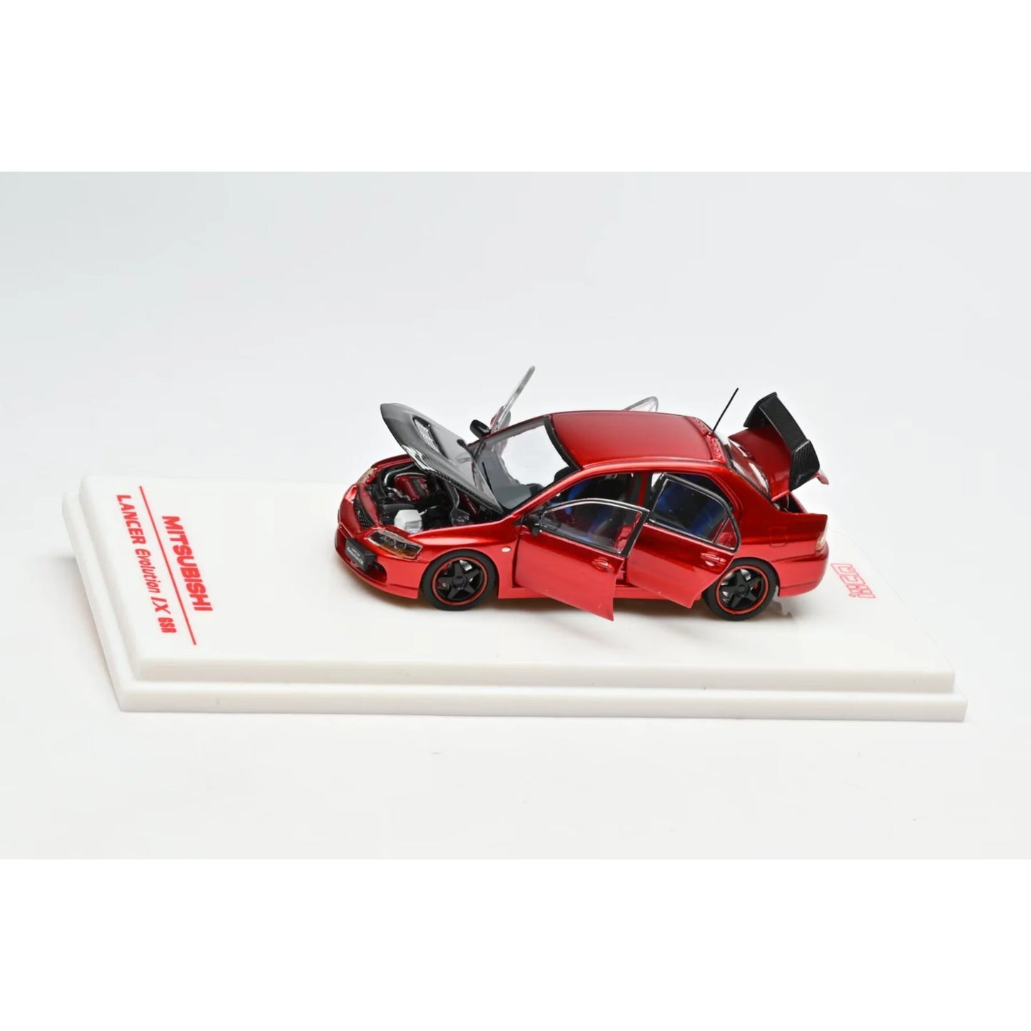 iHCM64 - Misubishi Lancer Evolution IX GSR, Red with Carbon Hood