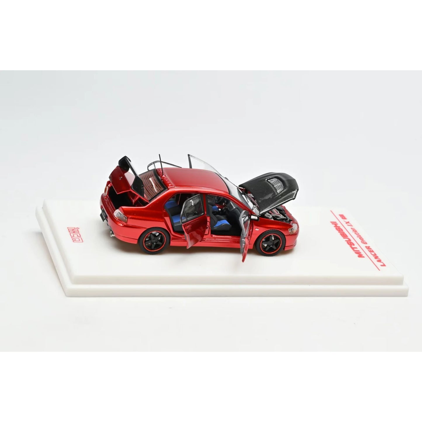 iHCM64 - Misubishi Lancer Evolution IX GSR, Red with Carbon Hood