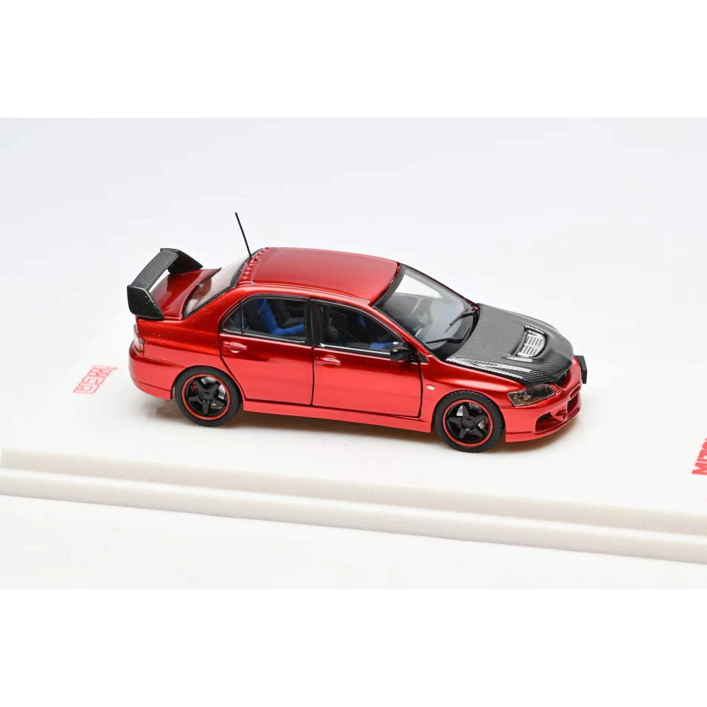 iHCM64 - Misubishi Lancer Evolution IX GSR, Red with Carbon Hood