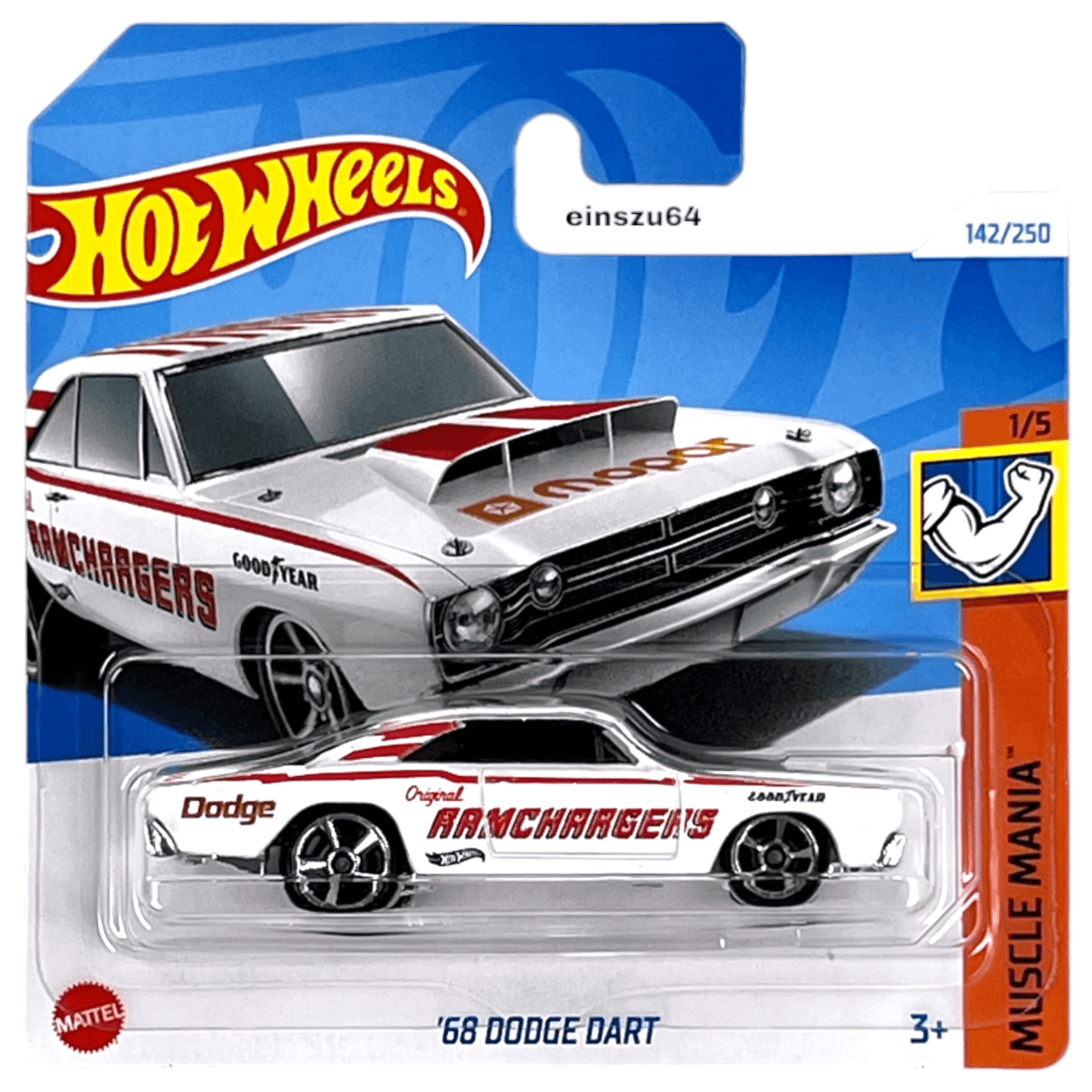 Hot Wheels 2024 - ´68 Dodge Dart - Muscle Mania 1/5 - HTC57 - 142/250