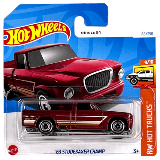 Hot Wheels 2024 - ´63 Studebaker Champ - Hot Trucks 9/10 - HTC35 - 155/250