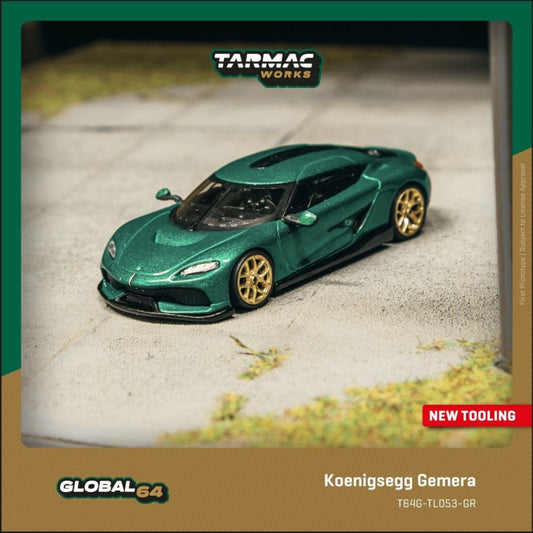Tarmac Works - Pre-Order - Koenigsegg Gemera, green - T64G-TL053-GR
