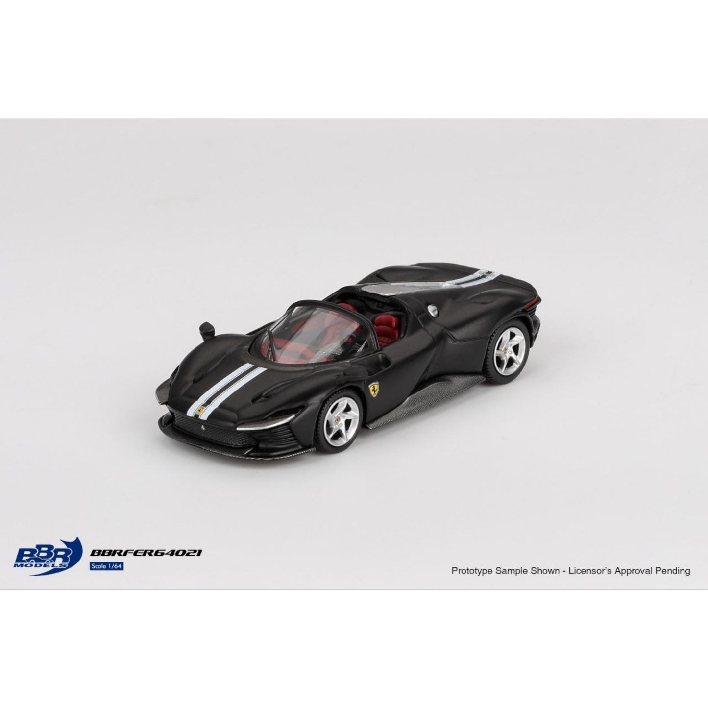 BBR - Pre-Order - Ferrari Daytona SP3 Matt Black - BBRFER64021