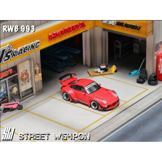 Pre-Order bis 28.08.2025 - StreetWeapon - RWB993 Naginata Red GT Wing