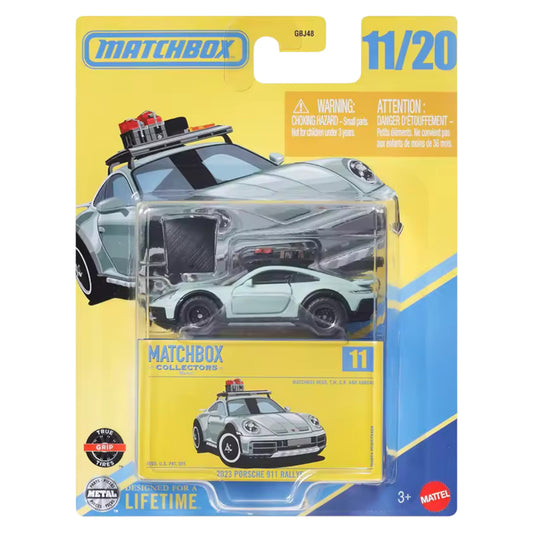 Matchbox 2025 - Pre-Order - Collectors - 2023 Porsche 911 Rallye - JCL28