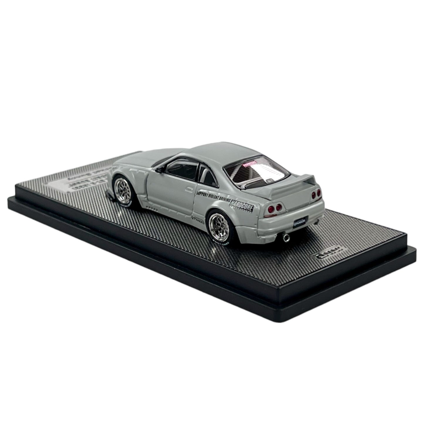 INNO64 - Nissan Skyline GT-R (R33) Pandem Rocket Bunny, cement grey matt - 1:64 - IN64-R33P-CGM