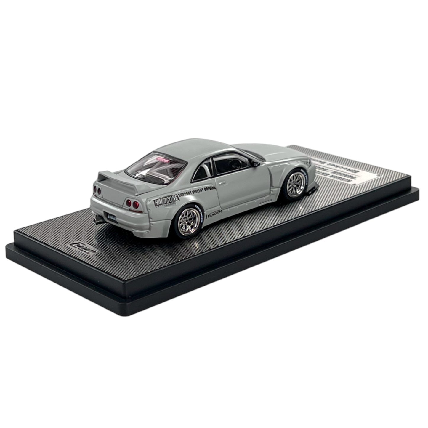 INNO64 - Nissan Skyline GT-R (R33) Pandem Rocket Bunny, cement grey matt - 1:64 - IN64-R33P-CGM