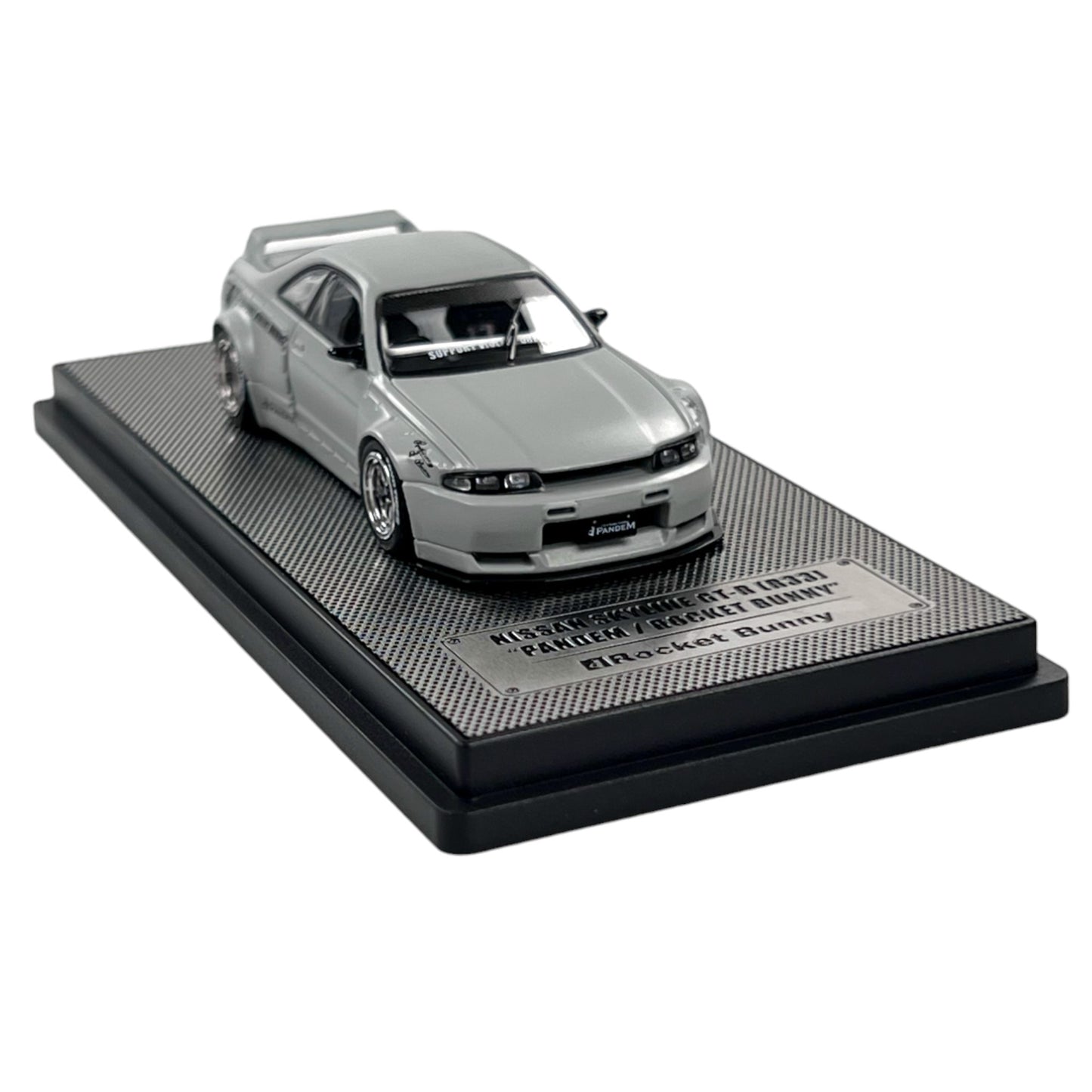 INNO64 - Nissan Skyline GT-R (R33) Pandem Rocket Bunny, cement grey matt - 1:64 - IN64-R33P-CGM