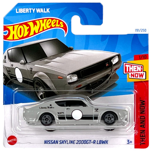 Hot Wheels 2024 - Nissan Skyline 2000GT-R LBWK - Then and Now 1/10 - HTC65 - 191/250 - Liberty Walk