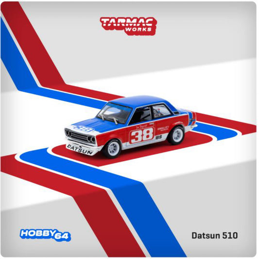 Tarmac Works - Pre-Order - Datsun 510, #38 Jim Fitzgerald SCCA National Championship 1973 - T64-052-73SCCA38