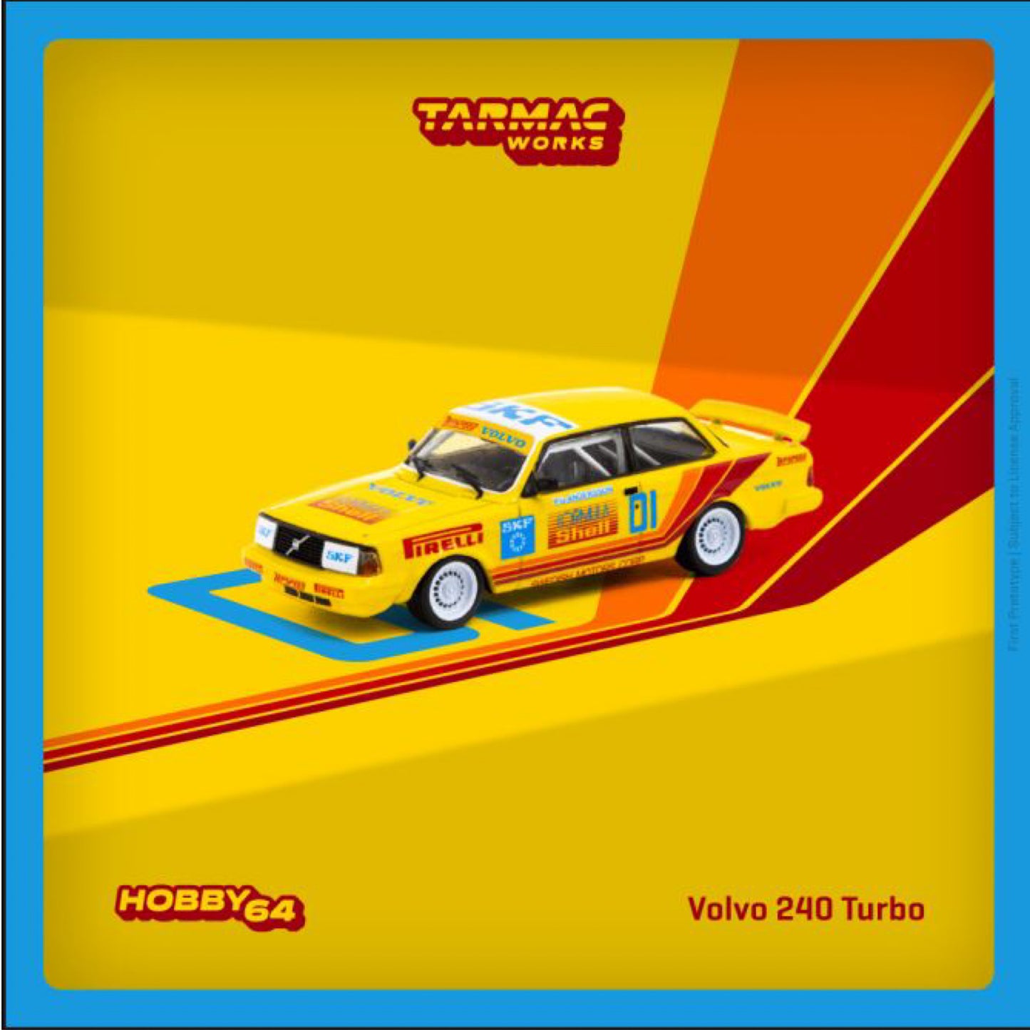 Tarmac Works - Pre-Order - Volvo 240 Turbo, Per-Gunnar Andersson Thai Group A Championship - T64-050-88THA01