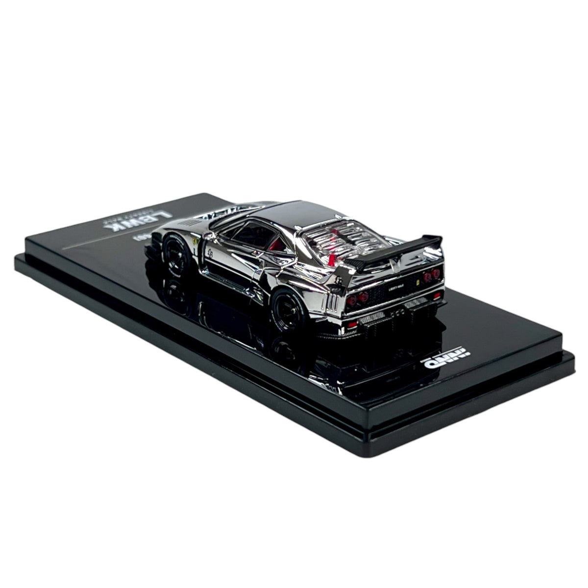 Lager INNO64 - Pre-Order - LBWK Ferrari F40, chrome silver - 1:64 - IN64-LBWKF40-CHS