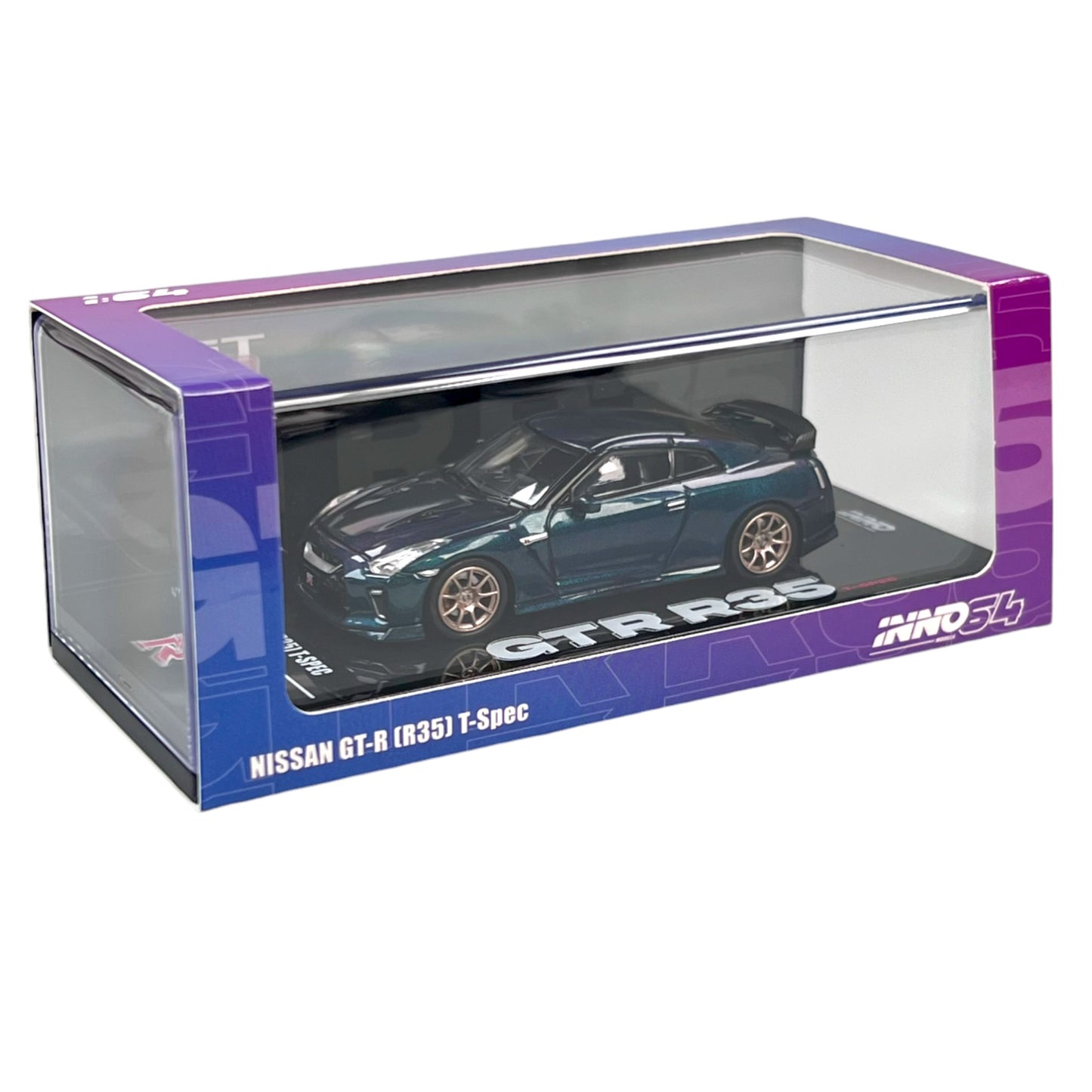 INNO64 - Nissan GT-R (R35) T-Spec, midnight purple - 1:64 - IN64-R35TS-MP