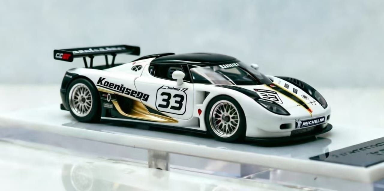Autobots Models - Koenigsegg CCGT - White 33# - ABS64-CCGT-W33