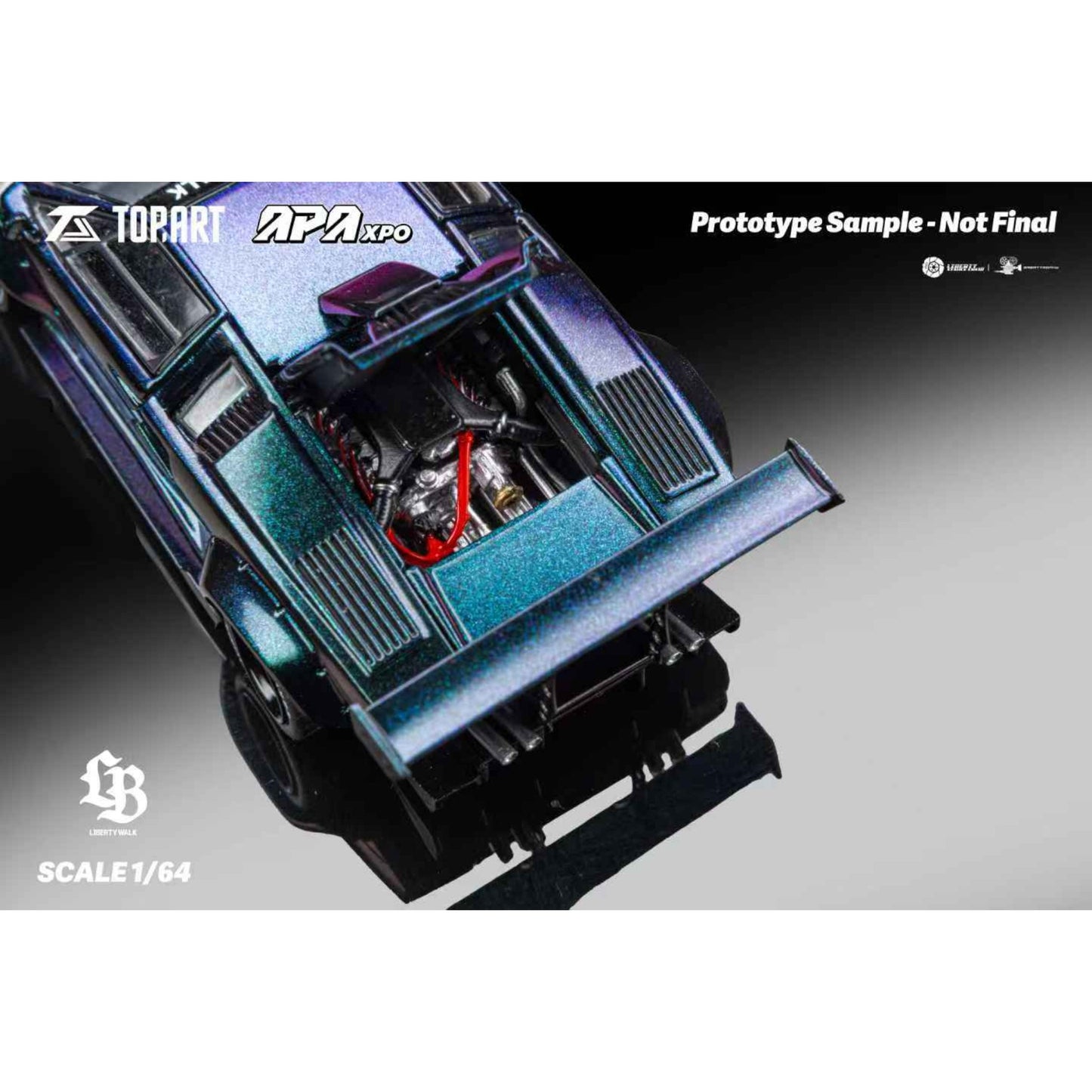 TopArt - Pre-Order - LBWK Countach, Chameleon (APA Xpo Expo China) - TAO640006
