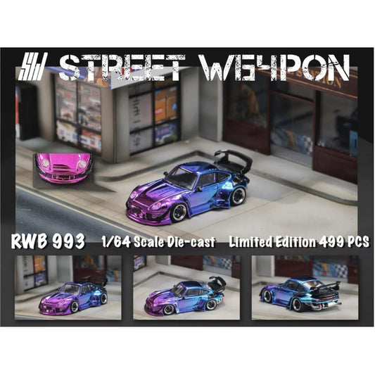 Street Weapon - Pre-Order - RWB 993 Neo Chrome - STW174