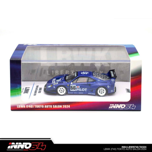 INNO64 - LBWK Ferrari F40 Tokyo Auto Salon 2024 - IN64-LBWKF40-TAS24 - 1:64