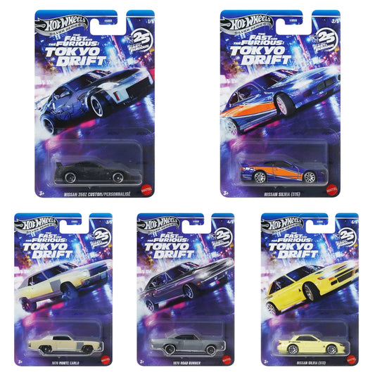 Hot Wheels 2026 - Pre-Order - Fast & Furious Tokyo Drift 25th Anniversary - Set