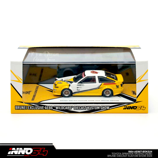 INNO64 - Toyota Sprinter Trueno AE86 *Brunei Diecast Kustom Show 2024* - IN64-AE86T-BDKS24