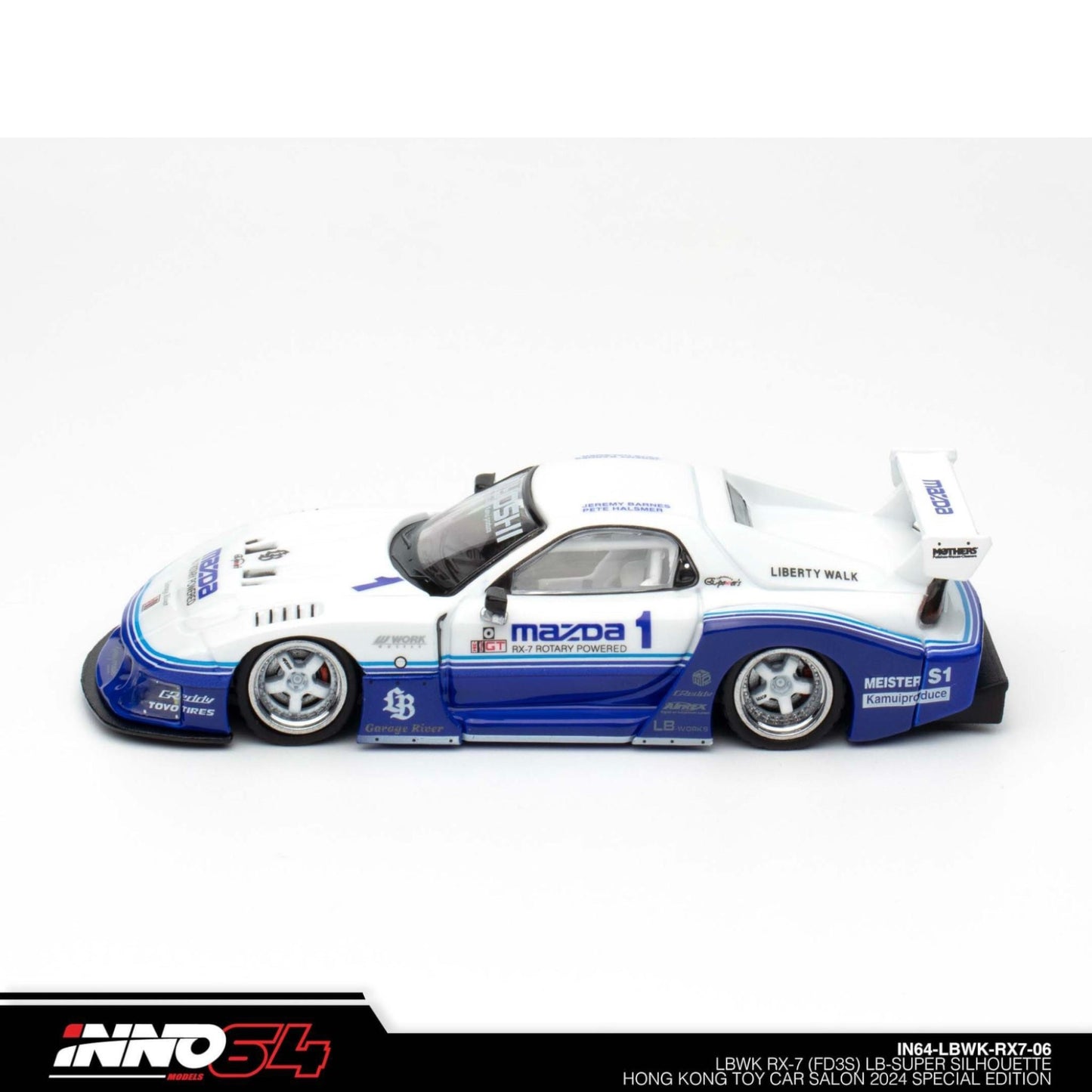 INNO64 - MAZDA RX7 (FD3S) LB-SUPER SILHOUETTE Hong Kong Toy Car Salon 2024 Special Edition - IN64-LBWK-RX7-06
