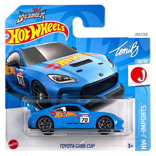 Hot Wheels 2024 - Toyota GR86 CUP - J-Imports 10/10 - HRY77 - 203/250