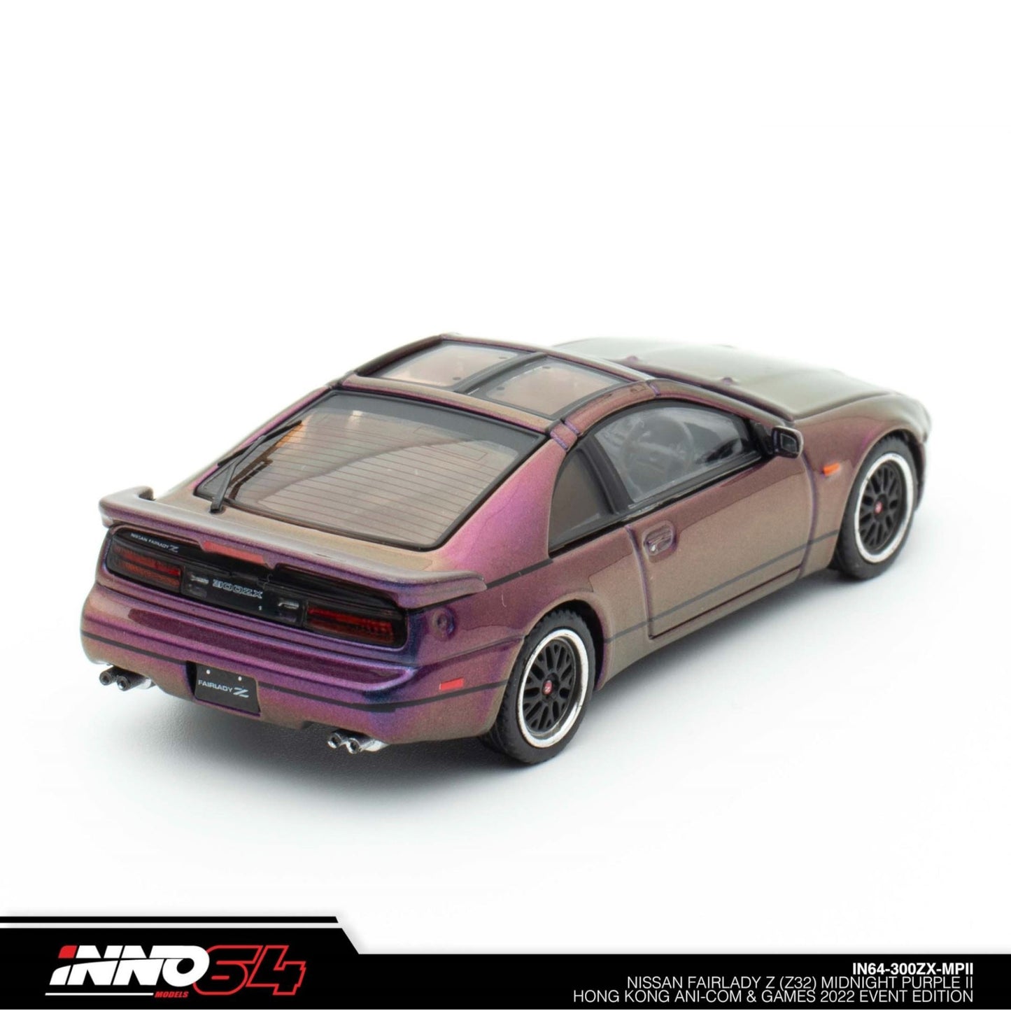 INNO64 - NISSAN FAIRLADY Z (Z32) Midnight Purple II - IN64-300ZX-MPII - 1:64