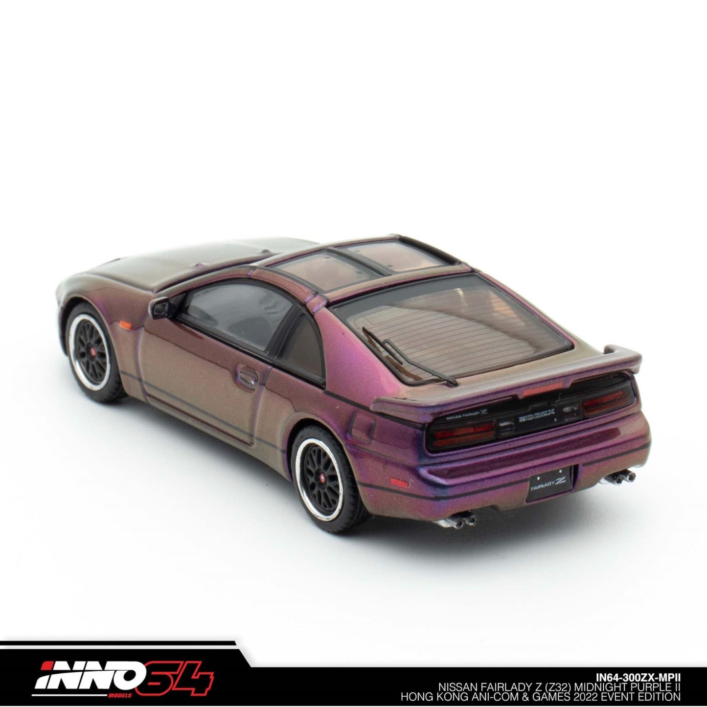 INNO64 - NISSAN FAIRLADY Z (Z32) Midnight Purple II - IN64-300ZX-MPII - 1:64
