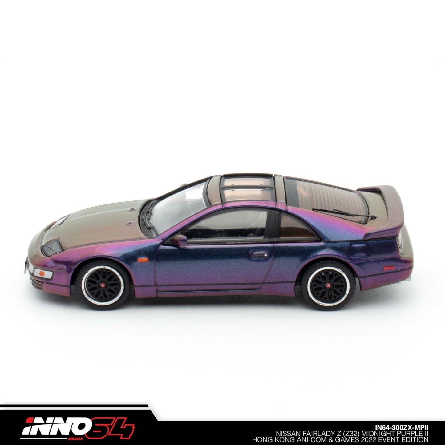 INNO64 - NISSAN FAIRLADY Z (Z32) Midnight Purple II - IN64-300ZX-MPII - 1:64
