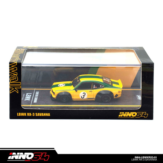 INNO64 - LBWK MAZDA RX3 SAVANNA - IN64-LBWKRX3-01 - 1:64
