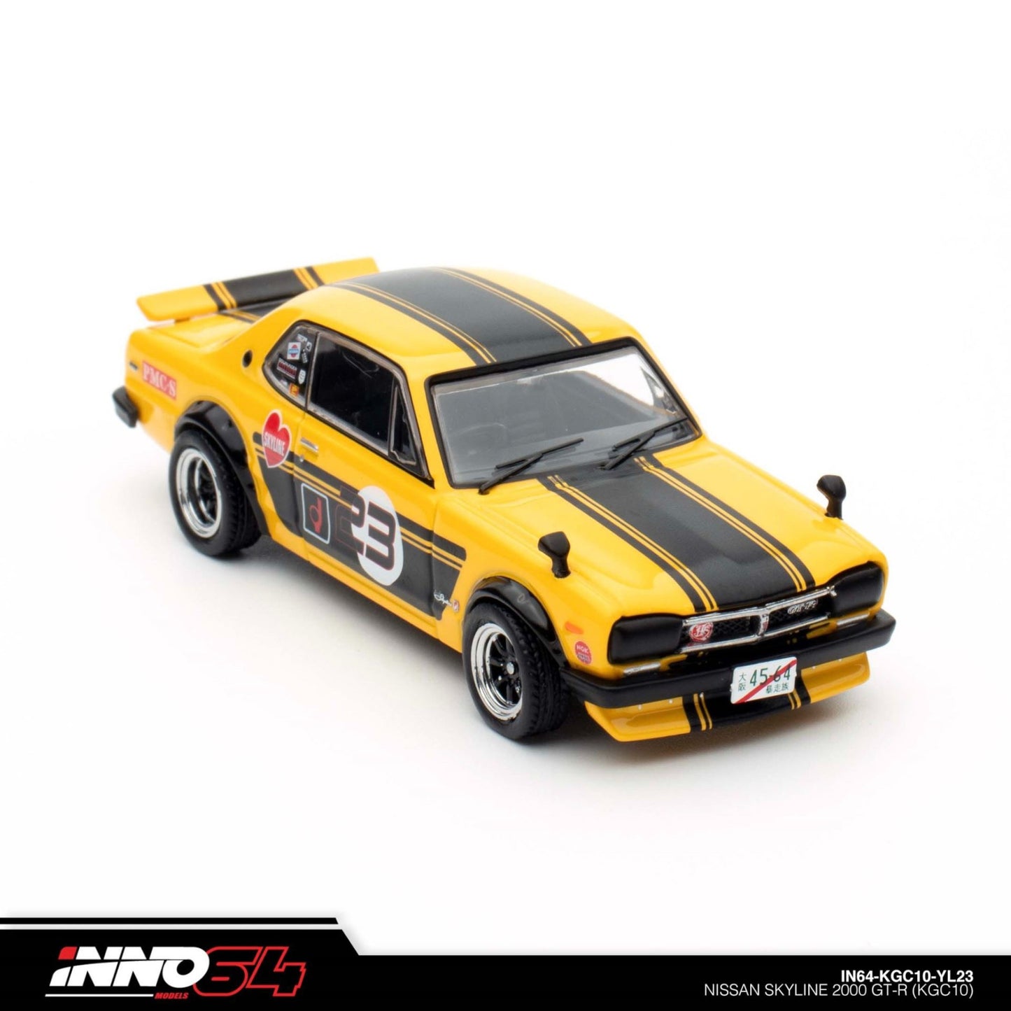 INNO64 -  NISSAN SKYLINE 2000 GT-R (KPGC10) - IN64-KPGC10-YL23 - Outlaw Style