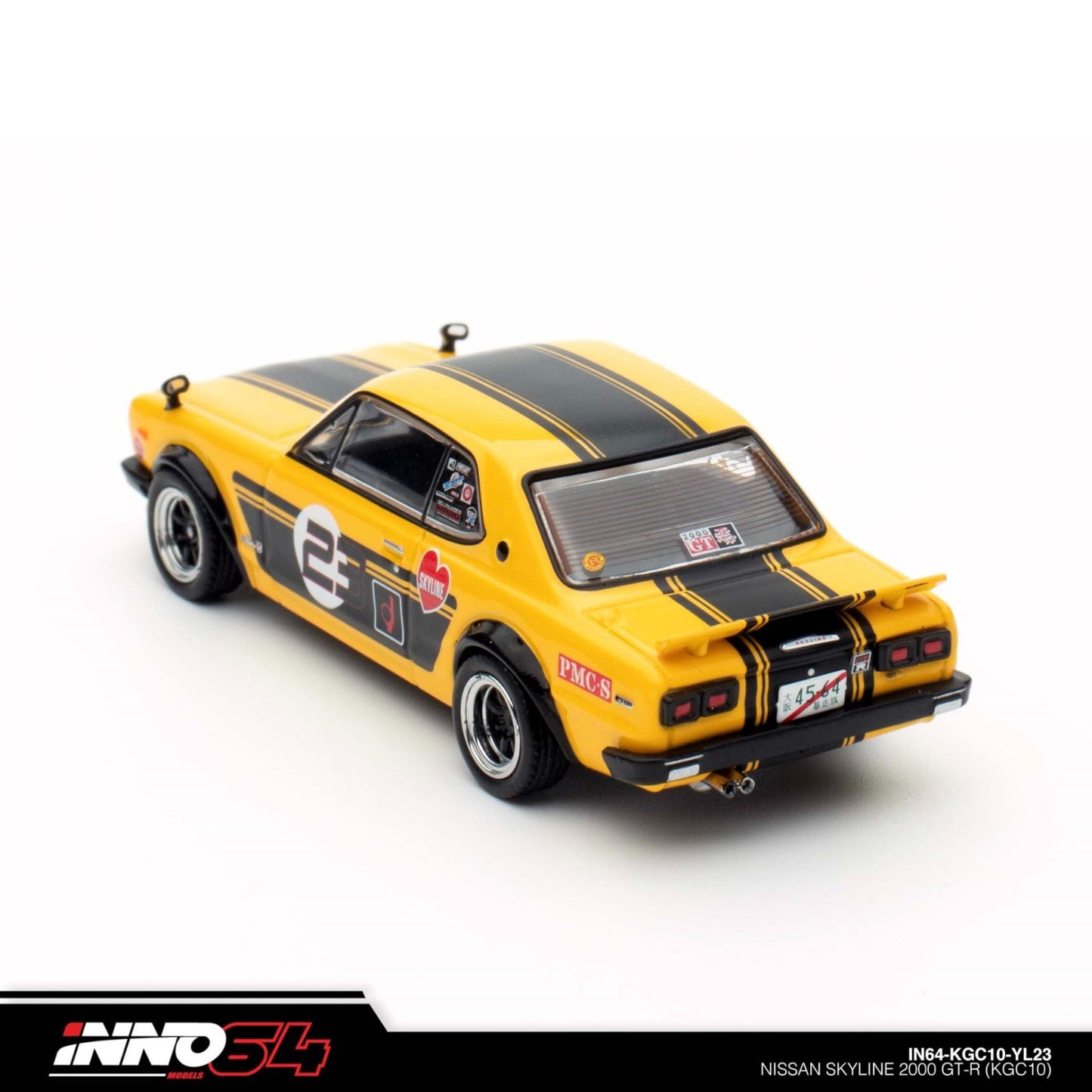 INNO64 -  NISSAN SKYLINE 2000 GT-R (KPGC10) - IN64-KPGC10-YL23 - Outlaw Style