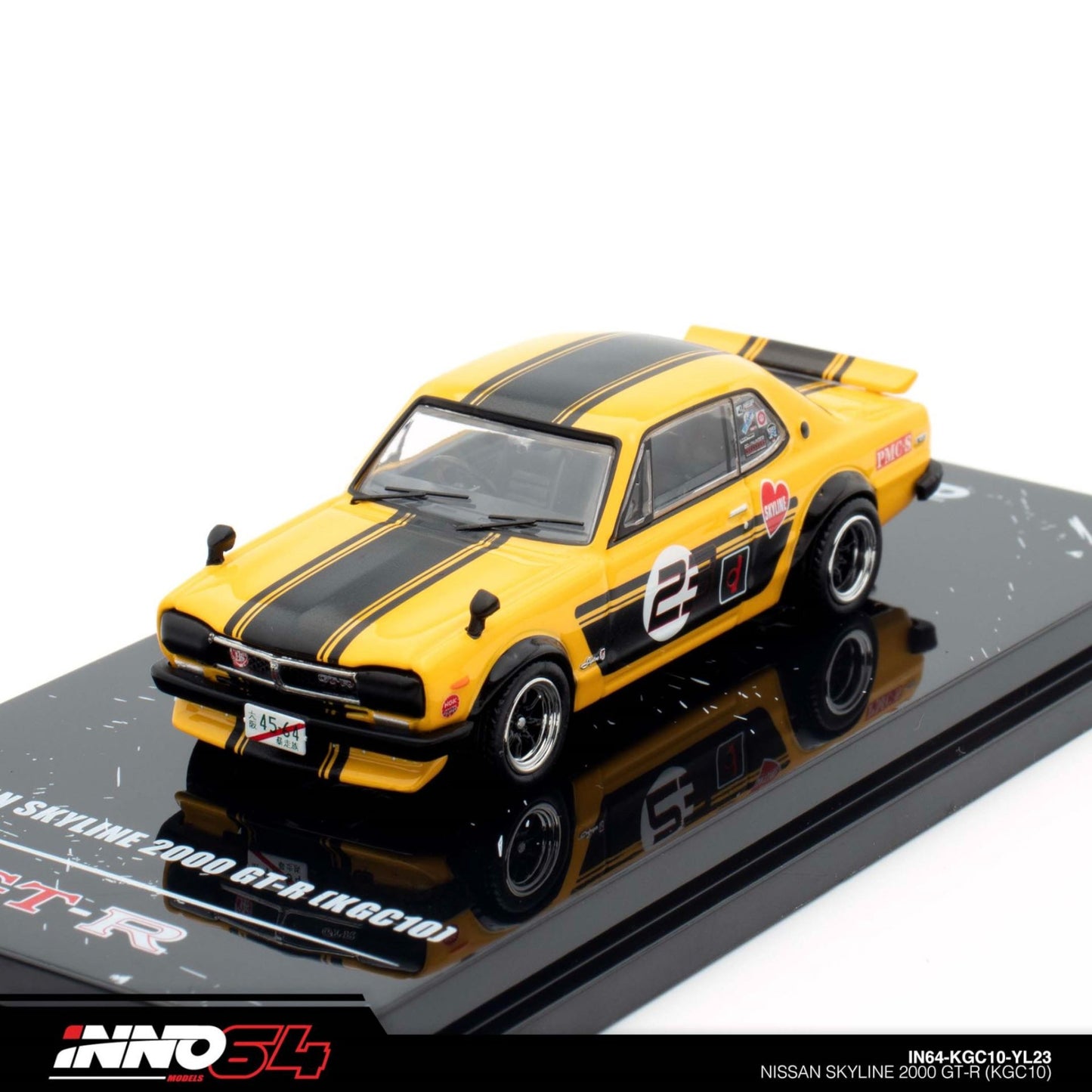 INNO64 -  NISSAN SKYLINE 2000 GT-R (KPGC10) - IN64-KPGC10-YL23 - Outlaw Style