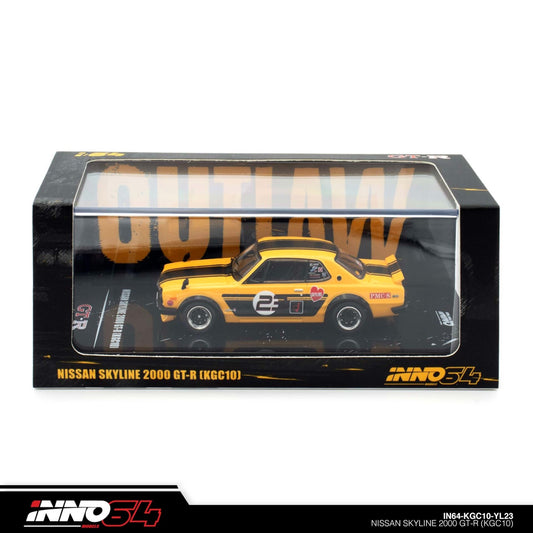 INNO64 -  NISSAN SKYLINE 2000 GT-R (KPGC10) - IN64-KPGC10-YL23 - Outlaw Style