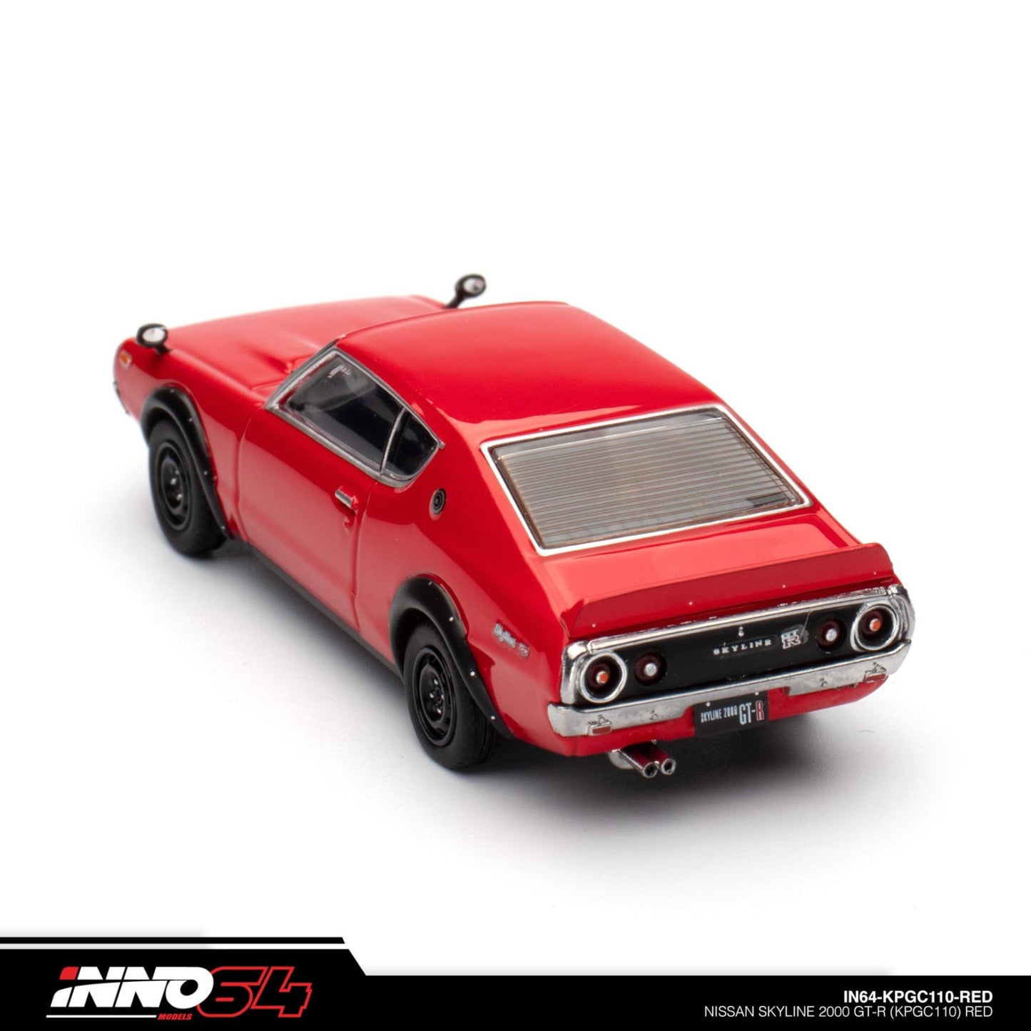 INNO64 - Nissan Skyline 2000 GT-R (KPGC110), red- 1:64 - IN64-KPGC110-RED