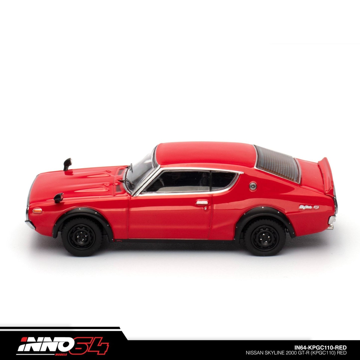 INNO64 - Nissan Skyline 2000 GT-R (KPGC110), red- 1:64 - IN64-KPGC110-RED