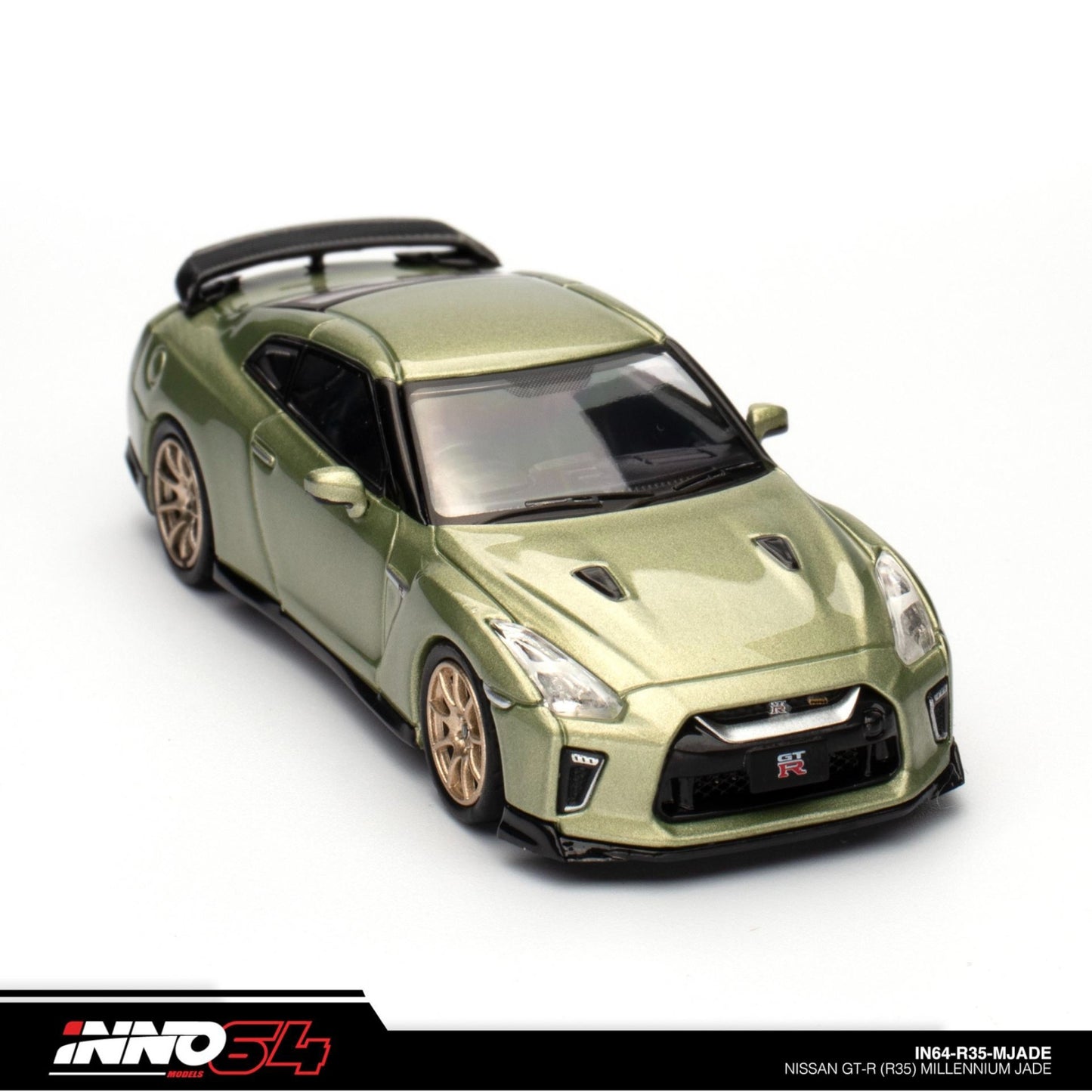 INNO64 - Nissan GT-R (R35), millenium jade - 1:64 - IN64-R35-MJADE