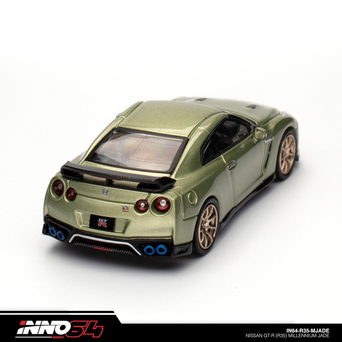 INNO64 - Nissan GT-R (R35), millenium jade - 1:64 - IN64-R35-MJADE