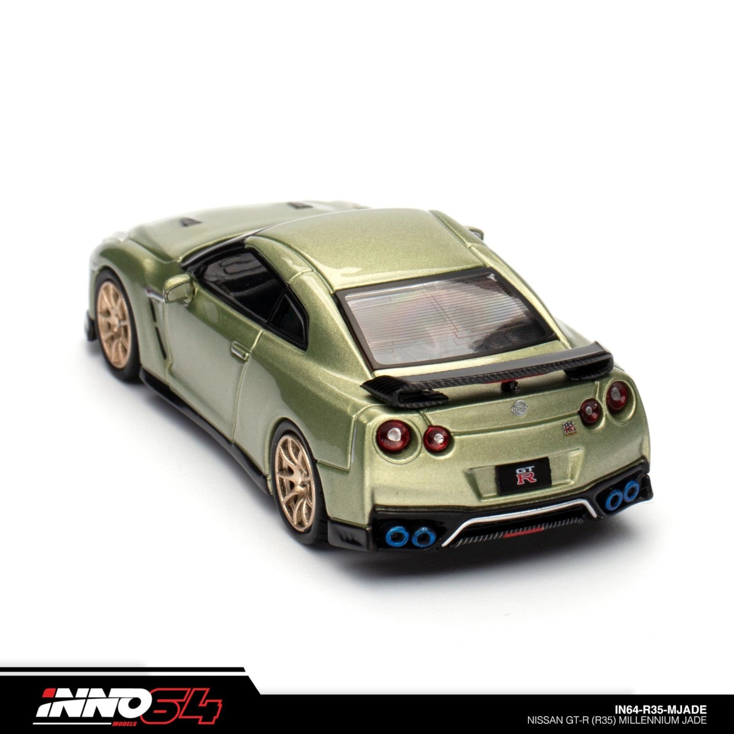 INNO64 - Nissan GT-R (R35), millenium jade - 1:64 - IN64-R35-MJADE