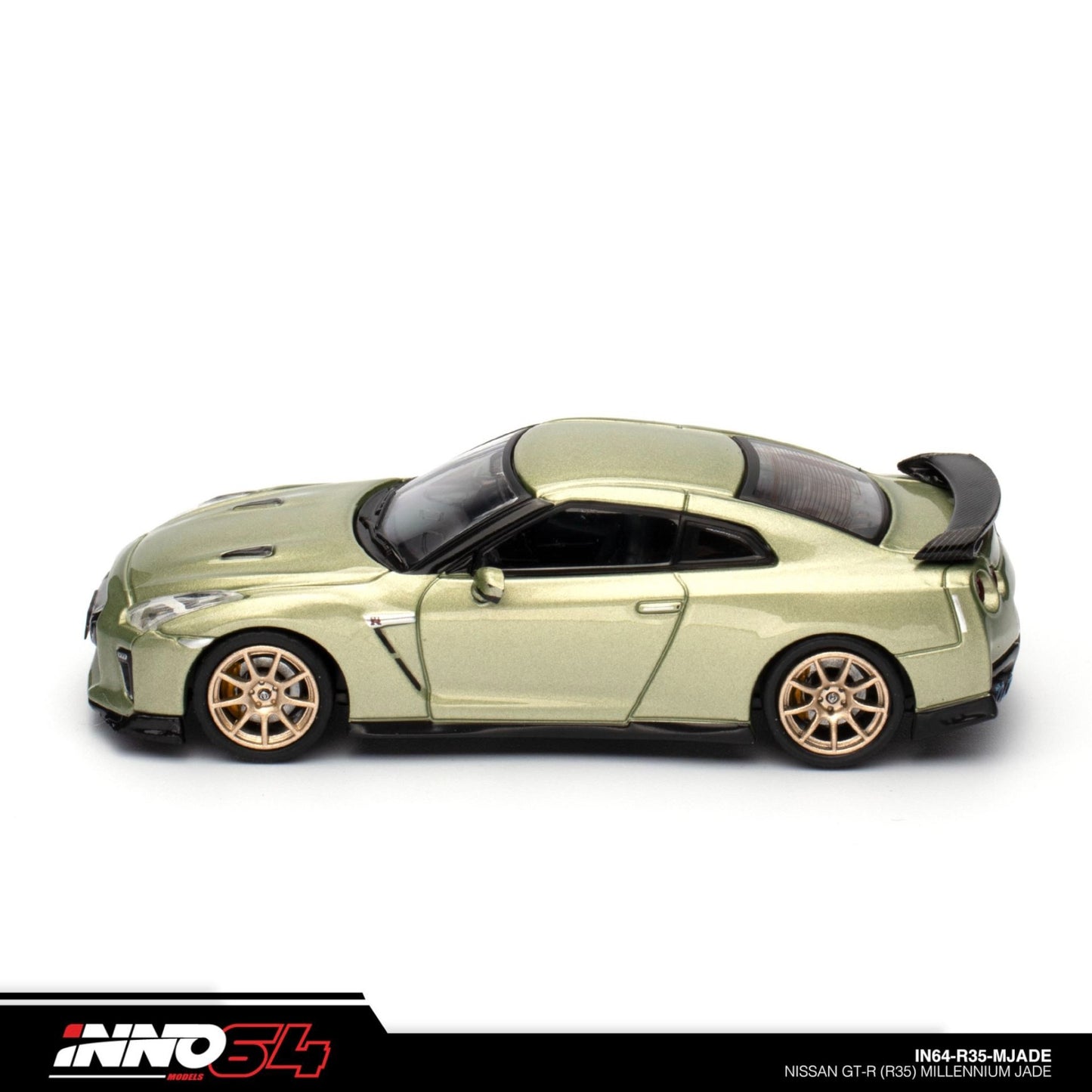 INNO64 - Nissan GT-R (R35), millenium jade - 1:64 - IN64-R35-MJADE