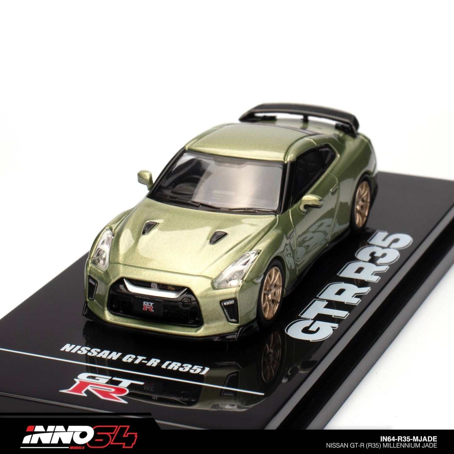 INNO64 - Nissan GT-R (R35), millenium jade - 1:64 - IN64-R35-MJADE