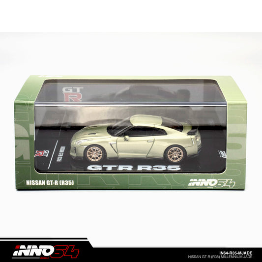 INNO64 - Nissan GT-R (R35), millenium jade - 1:64 - IN64-R35-MJADE