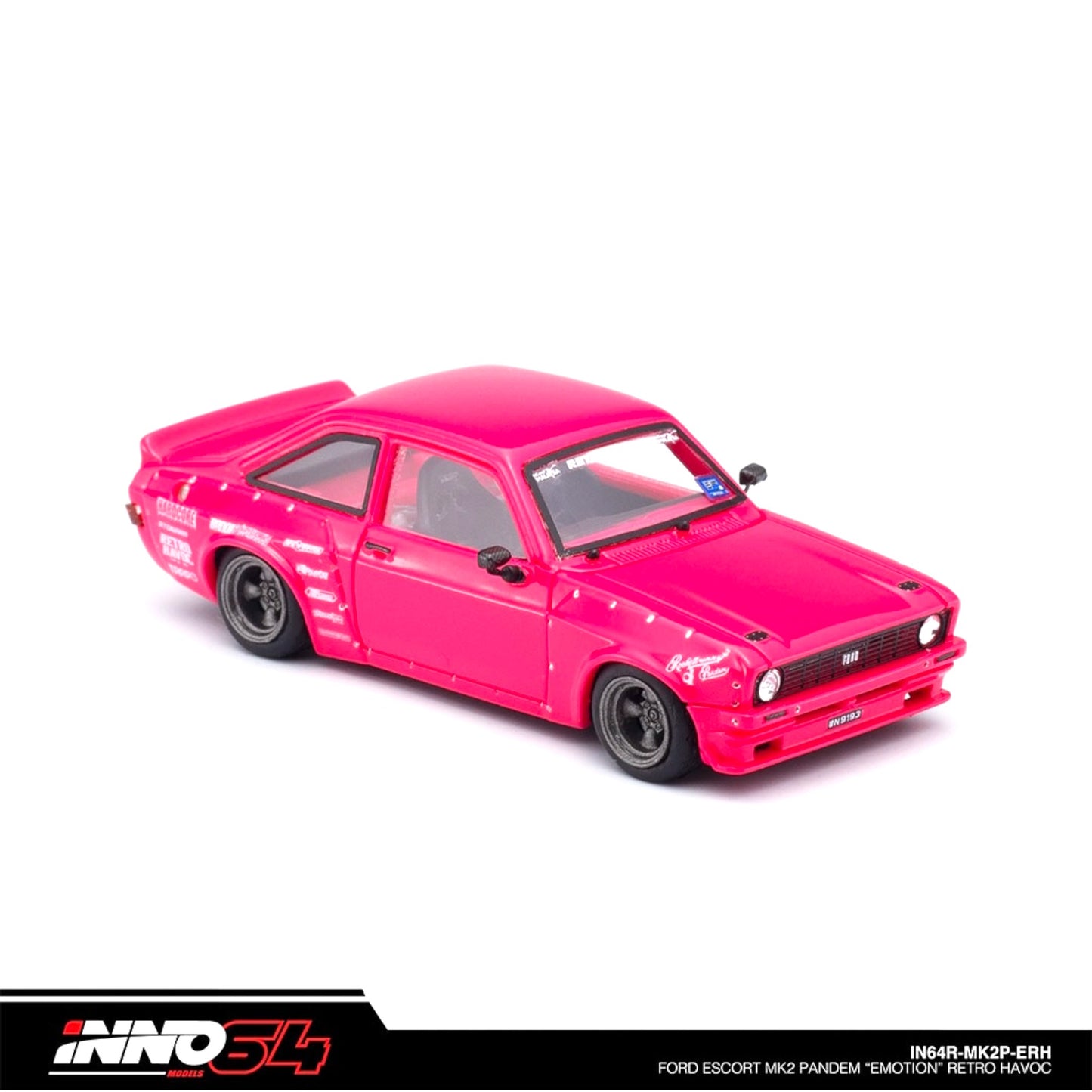INNO64 - Ford Escort MKII Pandem *Emotion* Retro Havoc - Resin - IN64R-MK2P-ERV