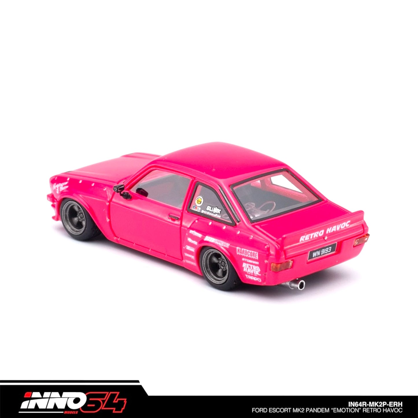 INNO64 - Ford Escort MKII Pandem *Emotion* Retro Havoc - Resin - IN64R-MK2P-ERV