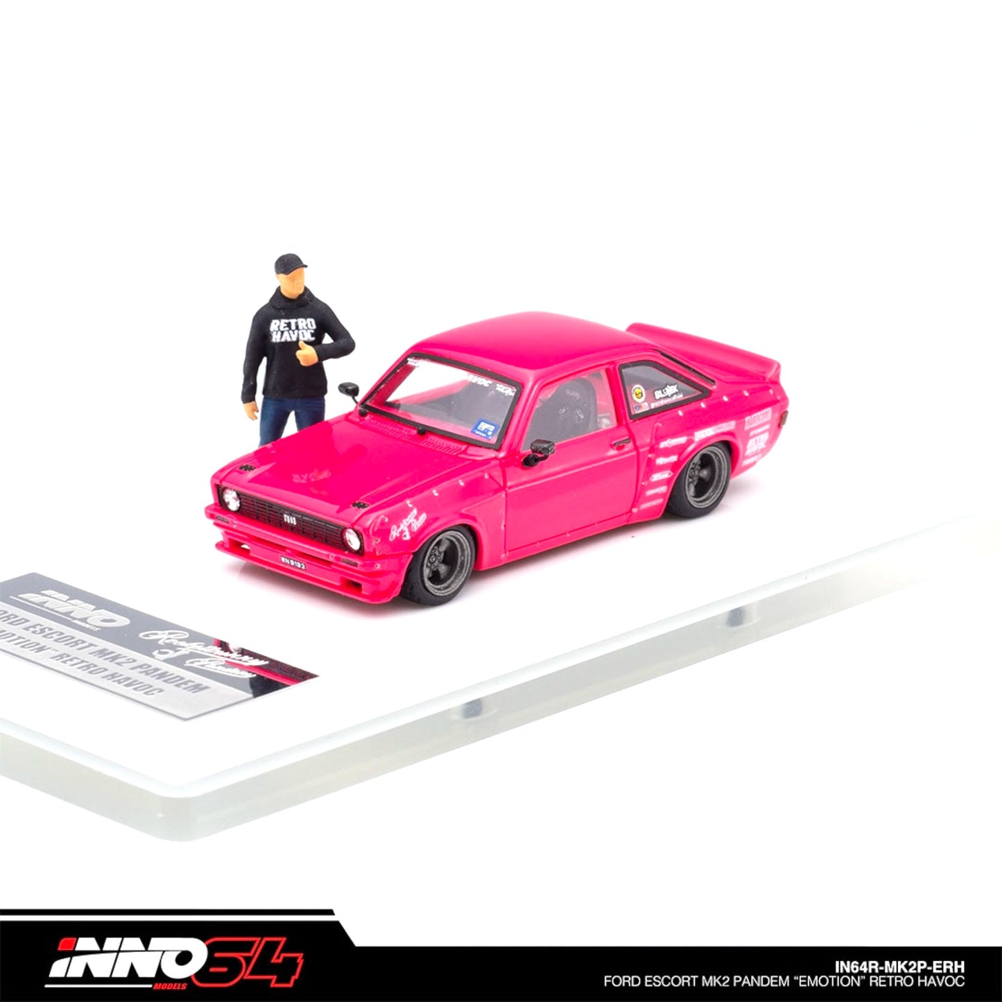 INNO64 - Ford Escort MKII Pandem *Emotion* Retro Havoc - Resin - IN64R-MK2P-ERV