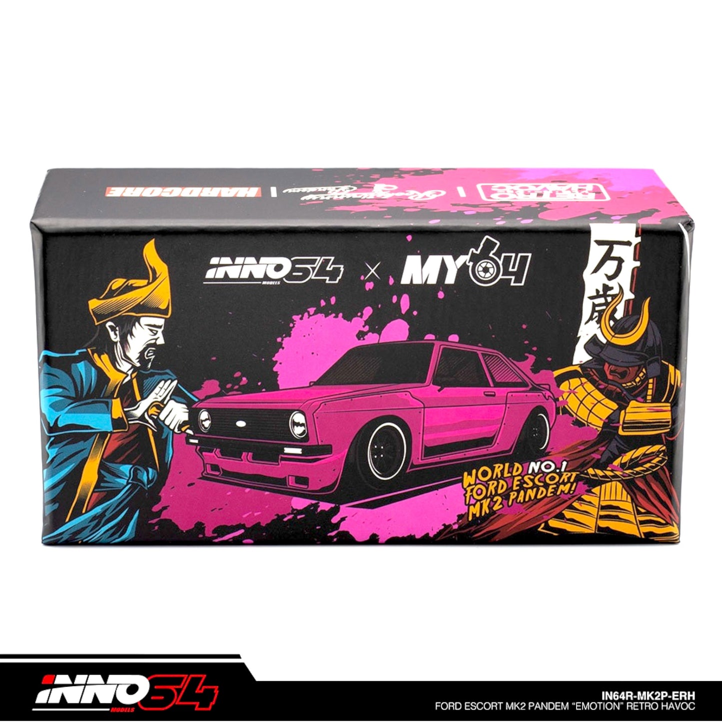 INNO64 - Ford Escort MKII Pandem *Emotion* Retro Havoc - Resin - IN64R-MK2P-ERV